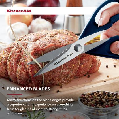 Imagem de Tesouras de Cozinha KitchenAid Multiuso em Aço Inoxidável - Azul