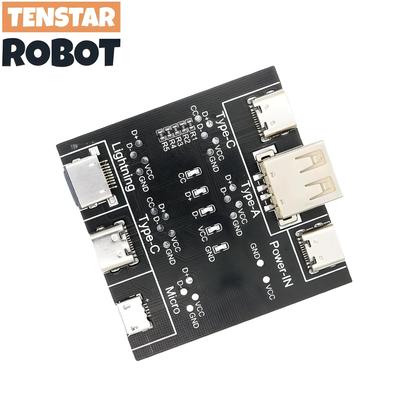 Imagem de Testador De Cabo Tipo-C Micro USB C DT3 Placa De Detecção De Cabo De Dados Para iOS Android
