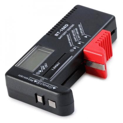 Imagem de Testador Digital Portátil de Pilhas 1.5V e Baterias 9v Normal ou Recarregável BT168D