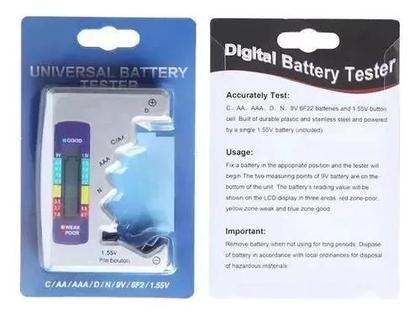 Imagem de Testador Medidor De Bateria Pilha Mostrador Digital