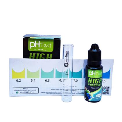 Imagem de Teste PH Ocean Tech Alta Precisão Agua Doce Aquario 250 Testes 20ml