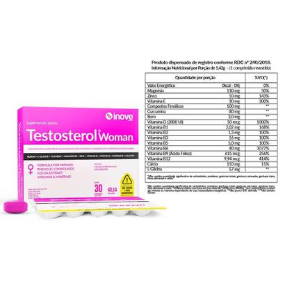 Imagem de Testo Sterol Woman Inove Nutrition 30 comprimidos