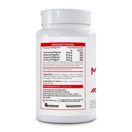 Imagem de Tetra Magnésio - Óxido Quelato Cloreto Malato - 500mg - 120 cápsulas