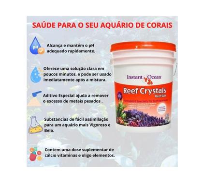 Imagem de Tetra Reef Crystal Sal Marinho Para Recifes De Coral 21,7kg