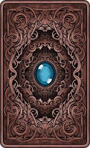 The dark mansion tarot bordas douradas - original importado