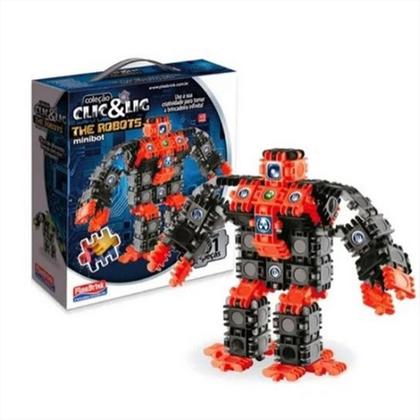 Imagem de The Robots 91 Peças Minibot Clic & Lig Robô Para Montar
