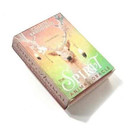 Imagem de The Spirit Animal Oracle: Uma família de festas de jogos de cartas de tarô inglesa de 68 cartas