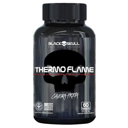 Imagem de Thermo Flame 60 Caps Termogênico Black Skull Kit 3 Potes