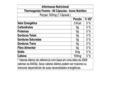 Imagem de Thermogenize 60 caps inove