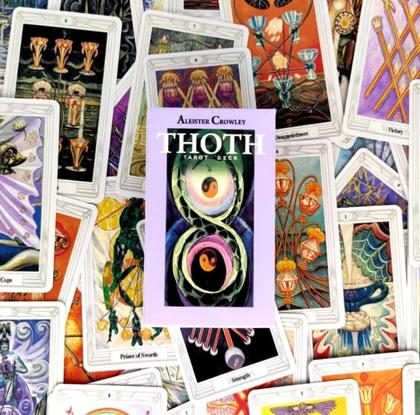 Imagem de Thoth Tarot Deck Tarô De Thoth De Aleister Crowley Baralho de Cartas de Oráculo