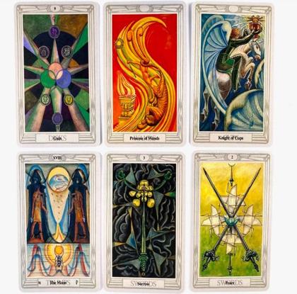 Imagem de Thoth Tarot Deck Tarô De Thoth De Aleister Crowley Baralho de Cartas de Oráculo