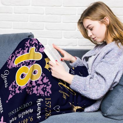 Imagem de Throw Blanket Paihvcn, presentes de aniversário de 18 anos para meninas de 60 x 50 polegadas