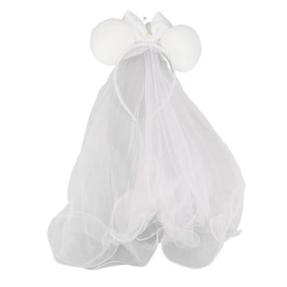 Imagem de Tiara Branco Véu Noiva Orelhas Minnie - Disney