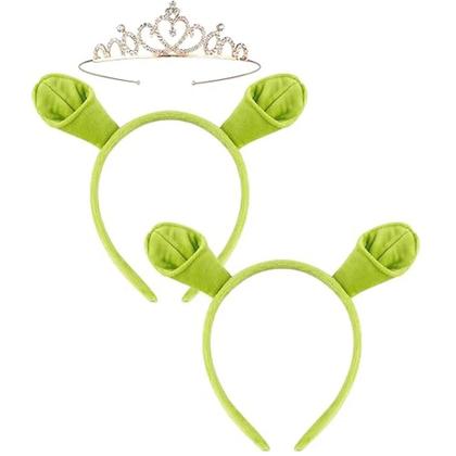 Imagem de Tiara De Cosplay Fiona Para Mulheres Adultas Com Orelhas, Acessórios De Fantasia Para Halloween E