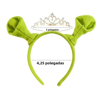 Imagem de Tiara De Cosplay Fiona Para Mulheres Adultas Com Orelhas, Acessórios De Fantasia Para Halloween E
