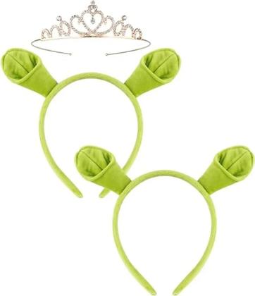 Imagem de Tiara De Cosplay Fiona Para Mulheres Adultas Com Orelhas, Acessórios De Fantasia Para Halloween E