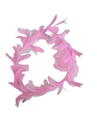 Imagem de Tiara Guirlanda Anjo Branco Com Penas Led Fantasia- Kit 5Un