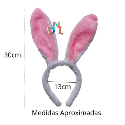 Imagem de Tiara Orelha De Coelho Em Pelúcia - Páscoa - Festas - Fantasia
