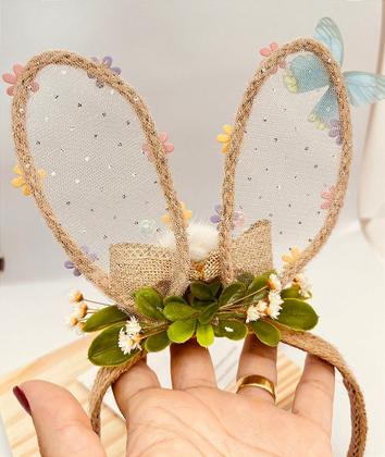 Imagem de Tiara Páscoa No Jardim - Acessório Infantil Personalizado