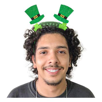 Imagem de Tiara St Patrick Verde Happy St Patricks Day