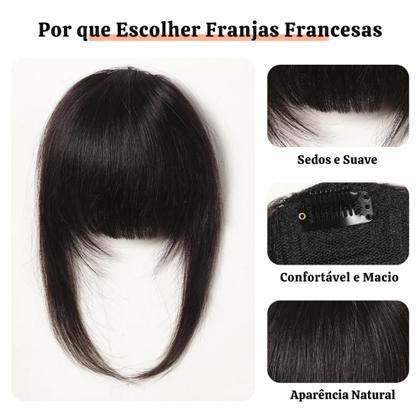 Imagem de Tic Tac Franja Aplique Estilo Francesa Varias Cores