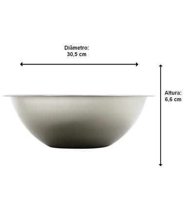 Imagem de Tigela 20cm Prime De Aço Inox
