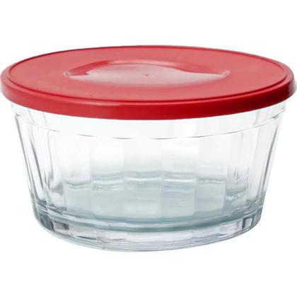 Imagem de Tigela Americano 600ml com Tampa Vermelha - Nadir