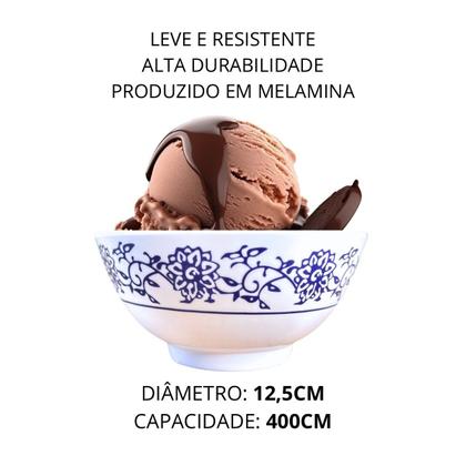Imagem de Tigela Bowl Cumbuca p/ Sobremesa em Melamina 400ml
