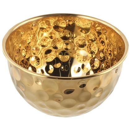 Imagem de Tigela Bowl Inox Cumbuca Saladeira Fruteira Mesa Posta Buffet Sala de Jantar Versatil Refeiçao Cozinha Multiuso