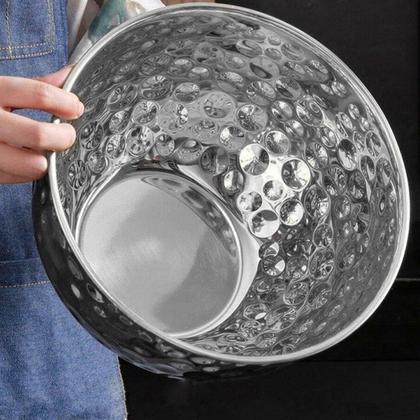 Imagem de Tigela Bowl Inox Cumbuca Saladeira Fruteira Mesa Posta Sala de Jantar Buffet Refeiçao Cozinha Multiuso Versatil