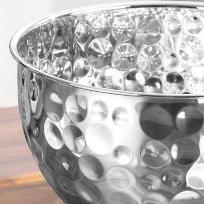 Imagem de Tigela Bowl Inox Cumbuca Saladeira Fruteira Mesa Posta Sala de Jantar Buffet Refeiçao Cozinha Multiuso Versatil
