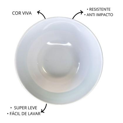 Imagem de Tigela Bowl Melamina 700ml Cumbuca Pote Luxo Decorado