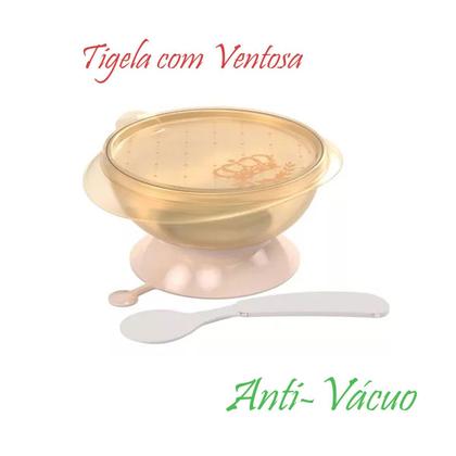 Imagem de Tigela com Ventosa Bowl Infantil para Papinha com Colher 240ml Plasútil