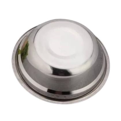 Imagem de Tigela Cumbuca Inox Funda Redonda 800 ml para Porções Salada