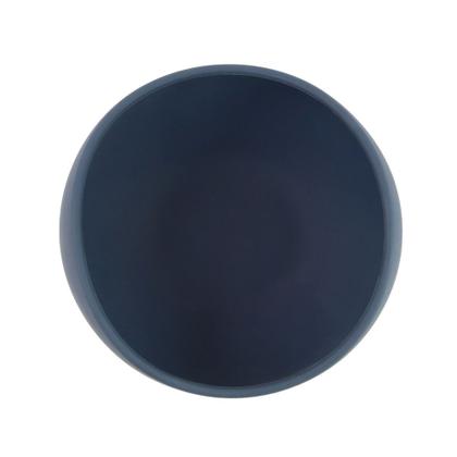 Imagem de Tigela de Silicone com Ventosa Azul para Bebês  Antimicrobiana