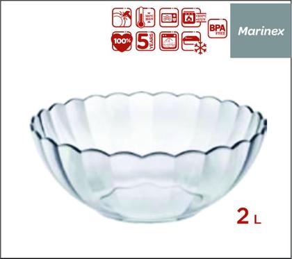 Imagem de Tigela de Vidro Bolws Saladeira Bella 2Lts Média  01uni