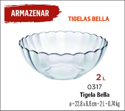 Imagem de Tigela de Vidro Bolws Saladeira Bella 2Lts Média  03uni