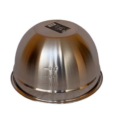Imagem de Tigela Funda Mixing Bowl Inox 26cm Cumbuca Saladeira