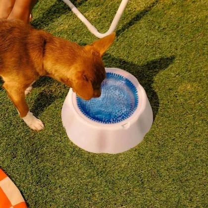 Imagem de Tigela Gelada Para Cães E Gatos Bebedouro 500Ml Água Fresca