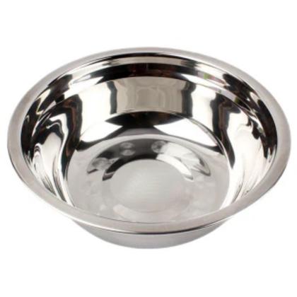 Imagem de Tigela Inox Bowl Cumbuca Receita Preparo Versatil Multiuso Mesa Posta Jantar Casa Restaurante Duravel Resistente