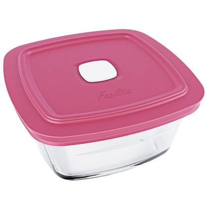 Imagem de Tigela Marinex Facilita VAP 1L com Tampa 4000725 - Cores Sortidas - Embalagem com 6 Unidades