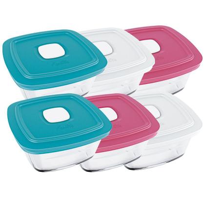 Imagem de Tigela Marinex Facilita VAP 300ml com Tampa - Cores Sortidas - Embalagem com 24 Peças