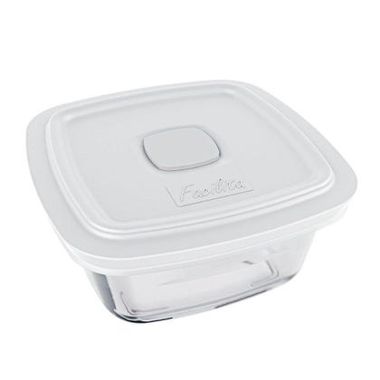 Imagem de Tigela Marinex Facilita VAP 300ml com Tampa - Cores Sortidas - Embalagem com 24 Peças