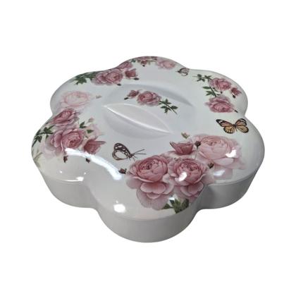 Imagem de Tigela Melamina 33cm 7 Divisórias Resistente Pote Porta Tempero Armazenamento De Alimentos