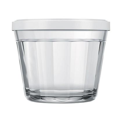 Imagem de Tigela Nadir Americano 150ml Pequena 4210 com Tampa  Cores Sortidas - Embalagem com 12 Peças