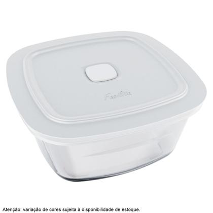 Imagem de Tigela Quadrada Facilita Vap Marinex 2 Litros com Tampa