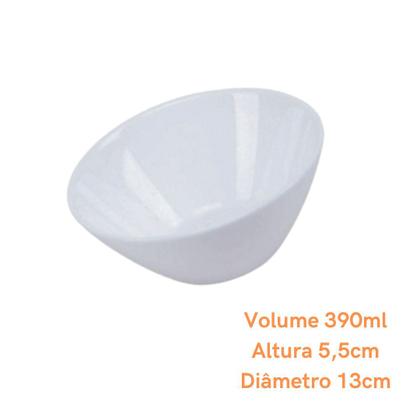 Imagem de Tigela Saladeira Bowl Grande 2300ml Branca Marinex 03 uni