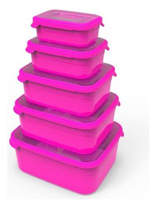 Imagem de Tigelas Potes C/ Tampa Guardar Comida Legumes Saladas Grande