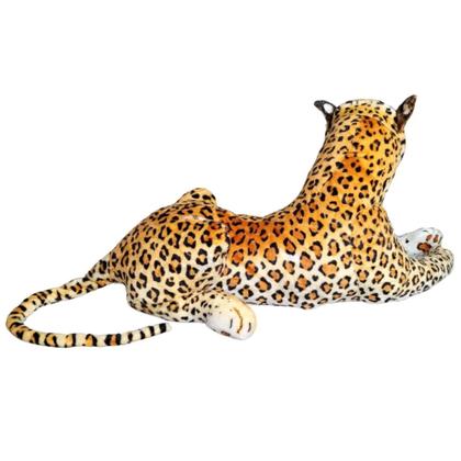 Imagem de Tigre De Pelúcia Realista Safari 50cm Deitado Infantil Tigrinho Lindo