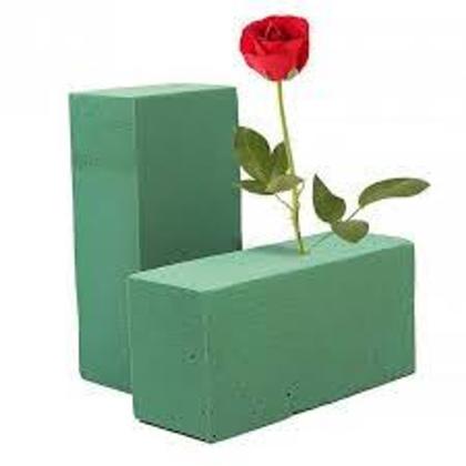 Imagem de TIJOLINHO - ESPUMA FLORAL PARA ARRANJOS DE FLORES KIT 12 Unidades